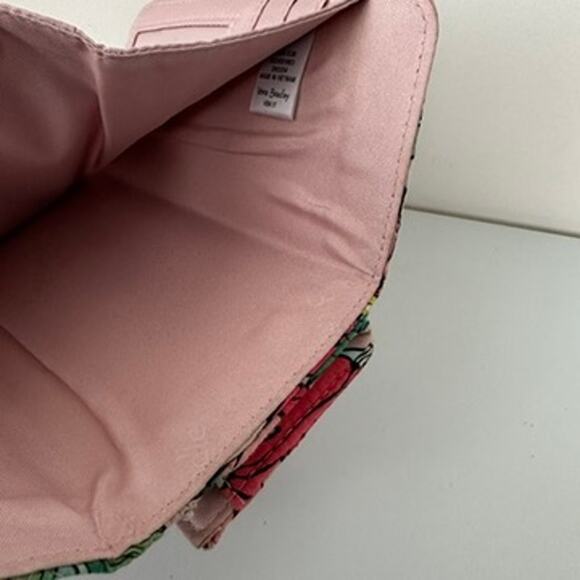 Vera Bradley Vintage Floral Smartphone Wristlet Wallet Broken Zipper & No Strap - Picture 11 of 11